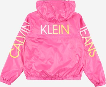 Calvin Klein Jeans Kurtka przejściowa w kolorze różowy