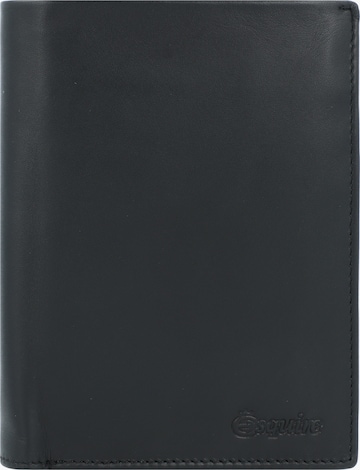 Esquire Wallet in Black: front