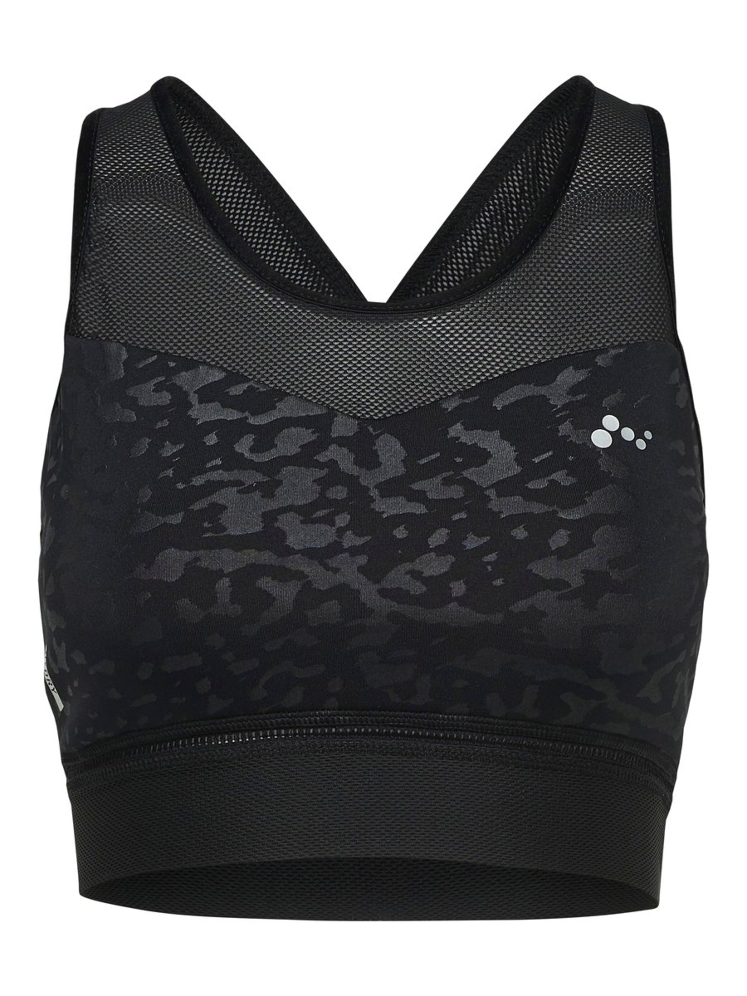 ONLY PLAY - Sport bh 'MAU AOP YOGA' in de kleur Zwart