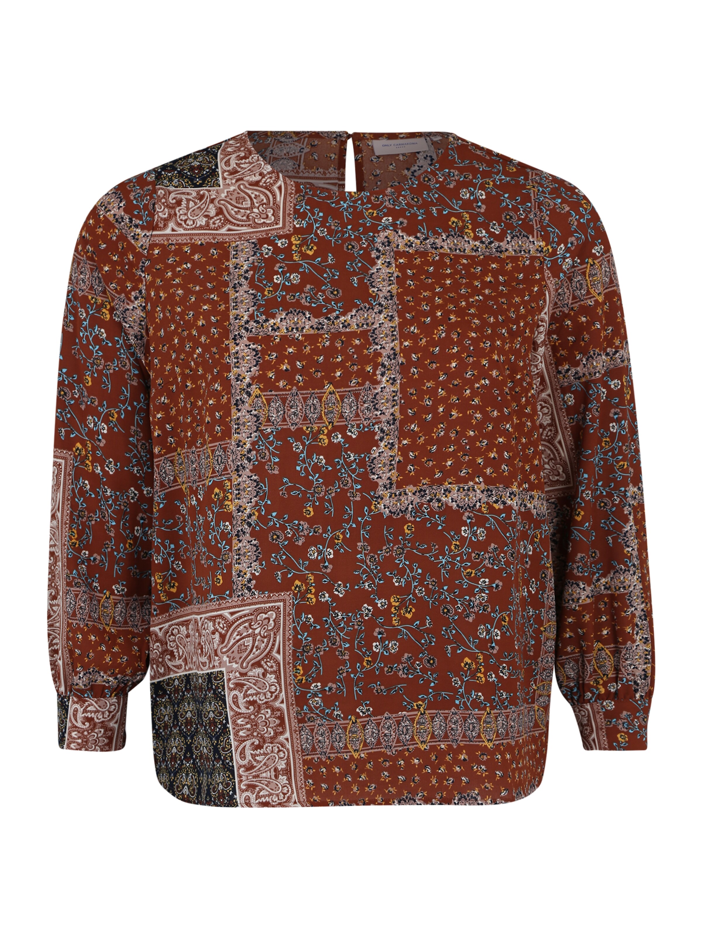 ONLY Carmakoma - Blouse in de kleur Roestbruin