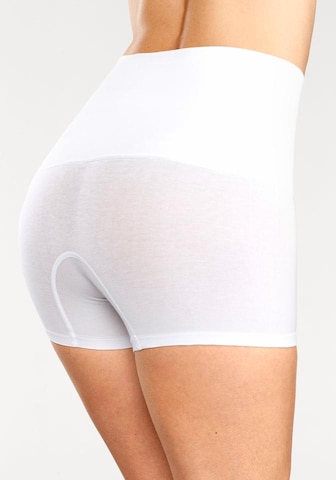 PETITE FLEUR - Pantalón moldeador en blanco