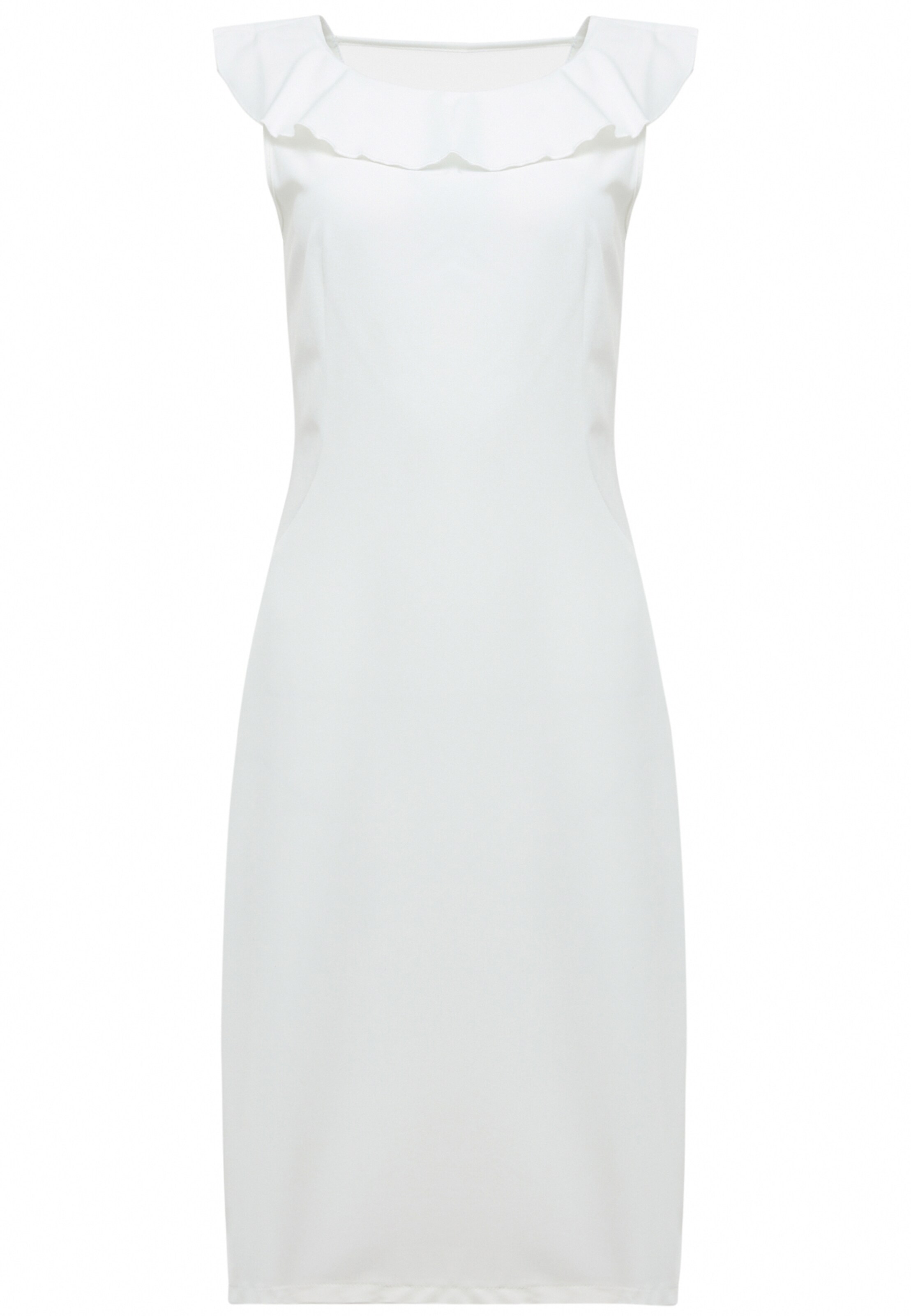 RISA - Kokerjurk in de kleur Wit