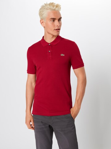 LACOSTE - Slim Fit Camisa em vermelho