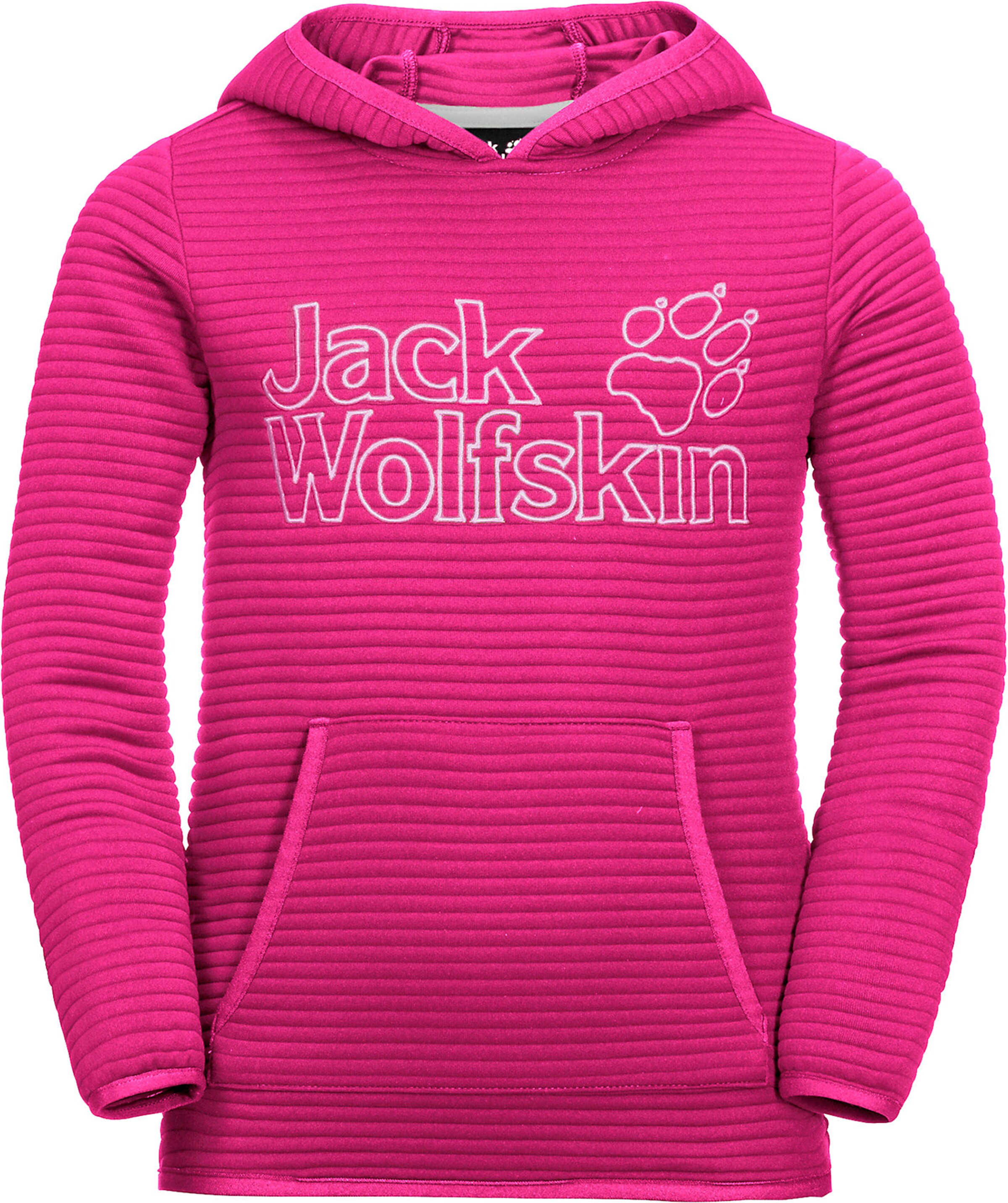 Kinder Kids (Gr. 92-140) JACK WOLFSKIN Sweatshirt 'Modesto' in Pink - SR47913
