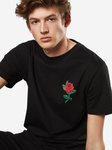 Mister Tee - Camiseta 'Rose' en negro