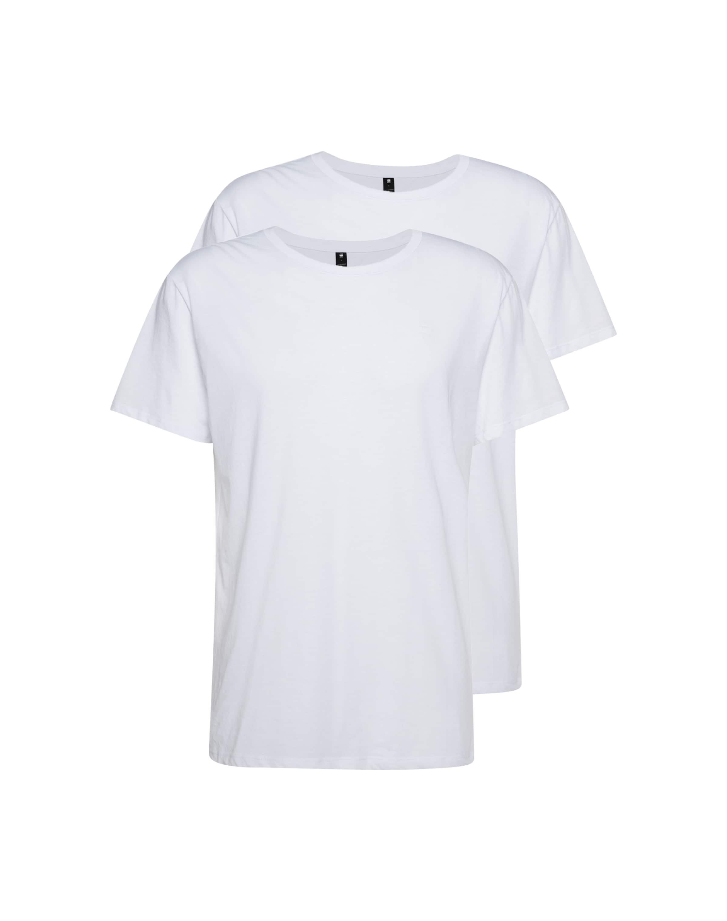 G-STAR Футболка в Белый: спереди