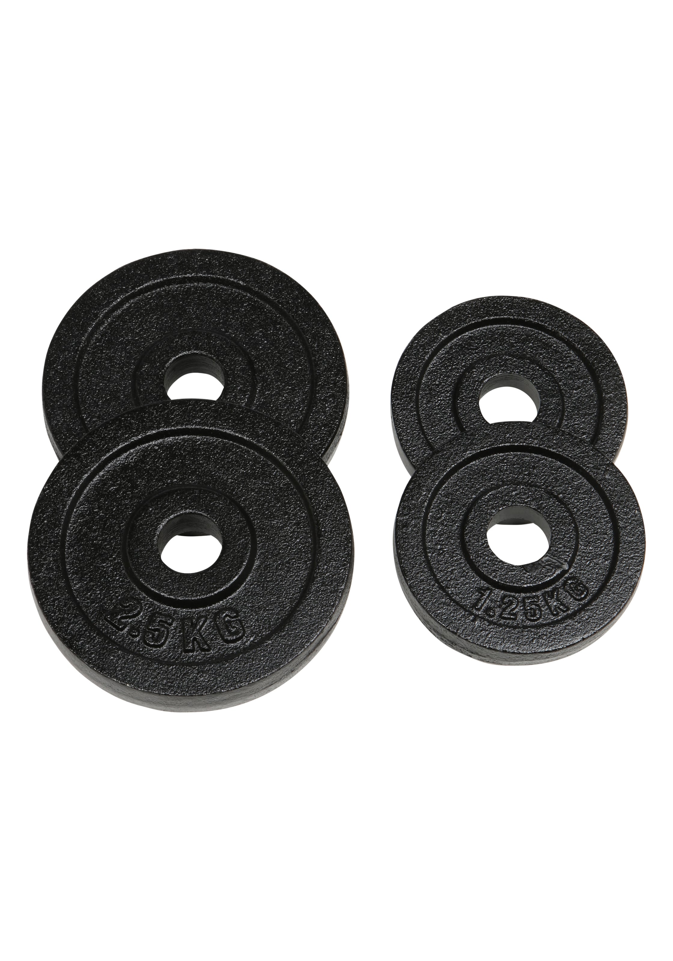 ENDURANCE Dumbbell 'Dumbell 10 kg' in Silver