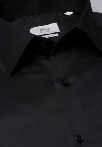 ETERNA Regular fit Business Shirt in Black