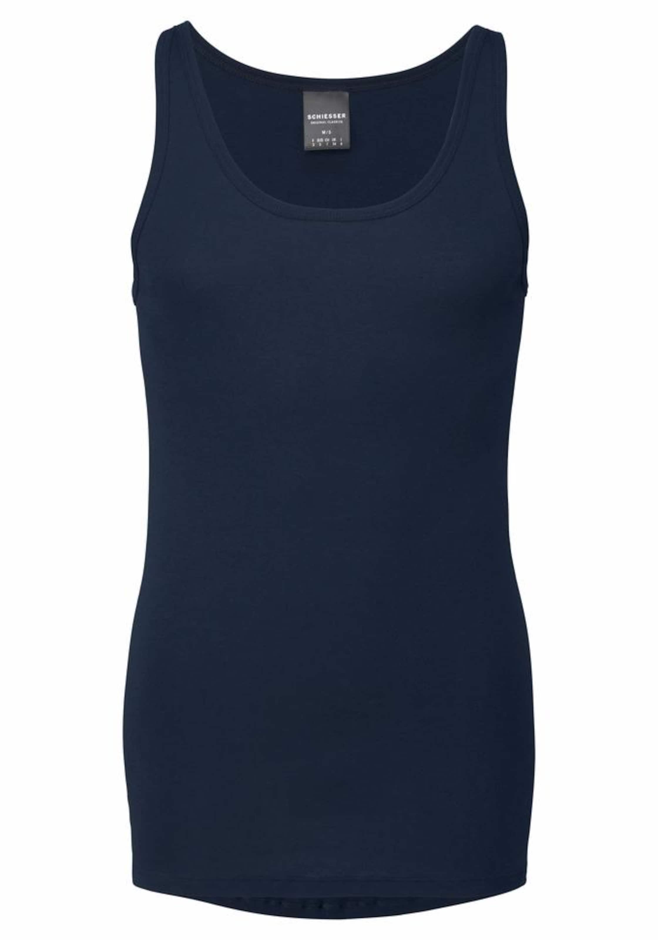 SCHIESSER Podkoszulka 'Classics' w kolorze niebieski: przód