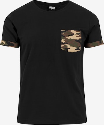 T-Shirt Urban Classics en noir : devant