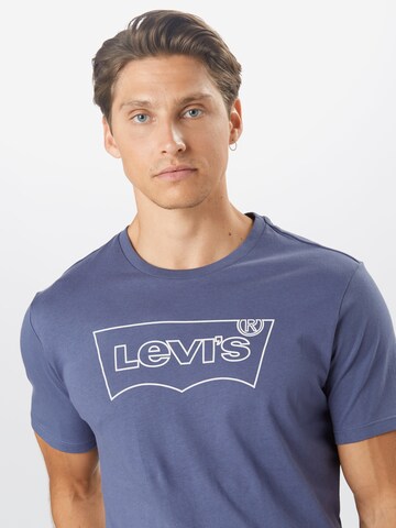 zils LEVI'S ® Standarta T-Krekls 'Housemark Graphic Tee'