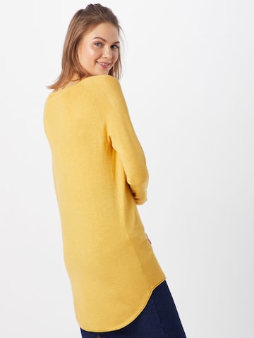 ONLY Pullover 'Mila' in Gelb: zadná strana