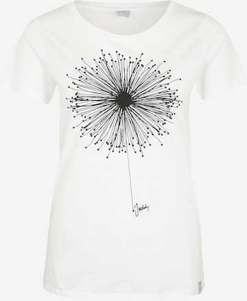 T-shirt Iriedaily en blanc : devant