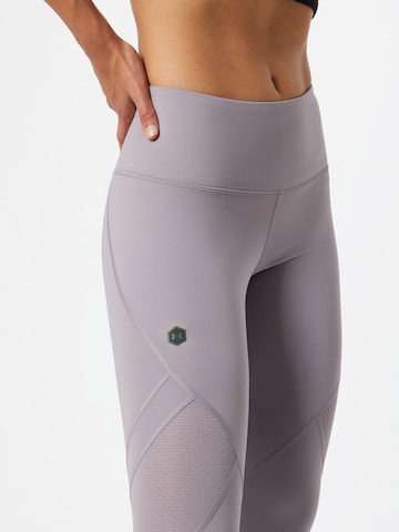 UNDER ARMOUR Skinny Sports trousers in Purple