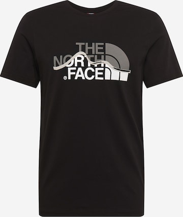 THE NORTH FACE Shirt 'Mountain Line' in Black: front