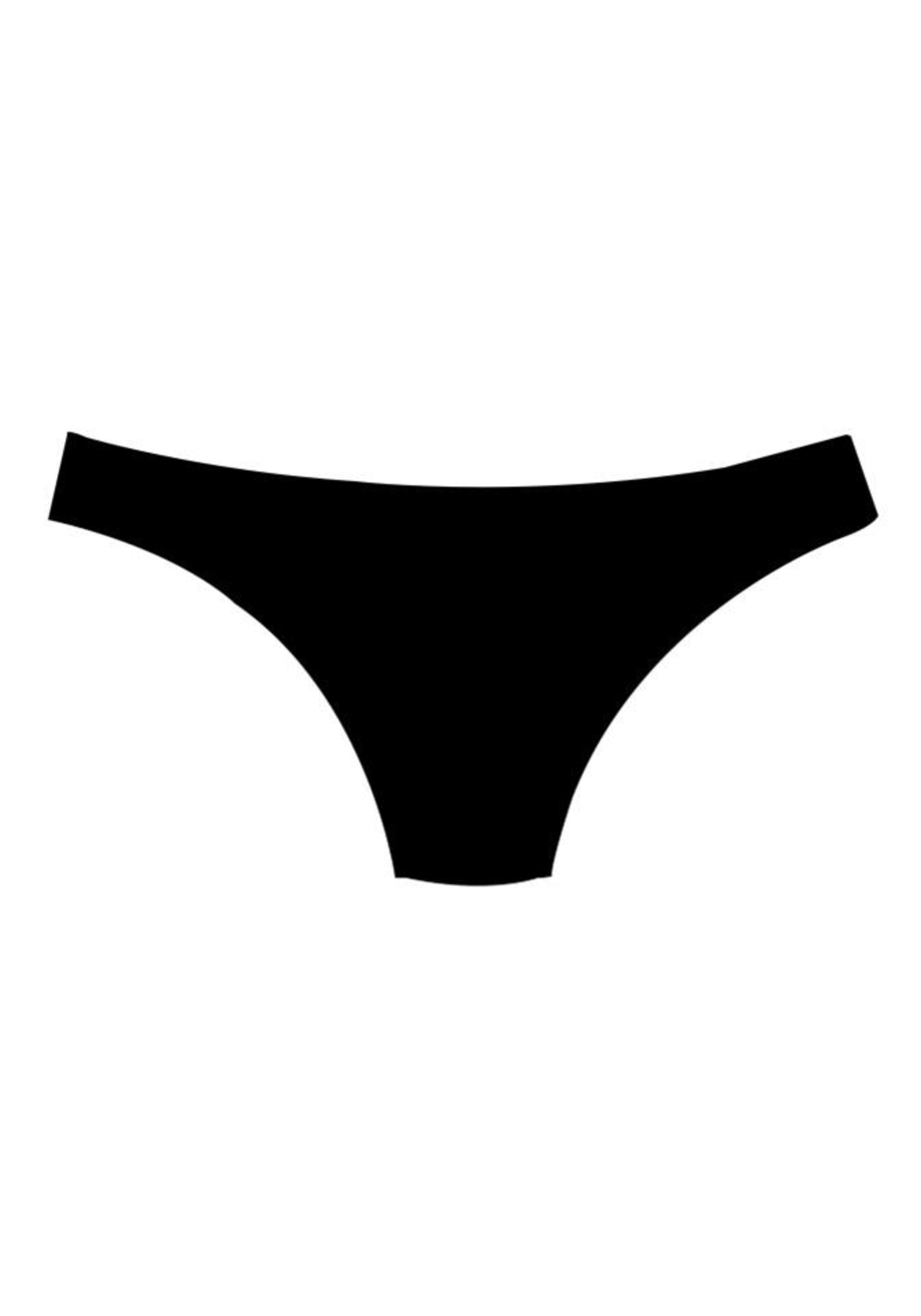 LASCANA Thong in Black: front