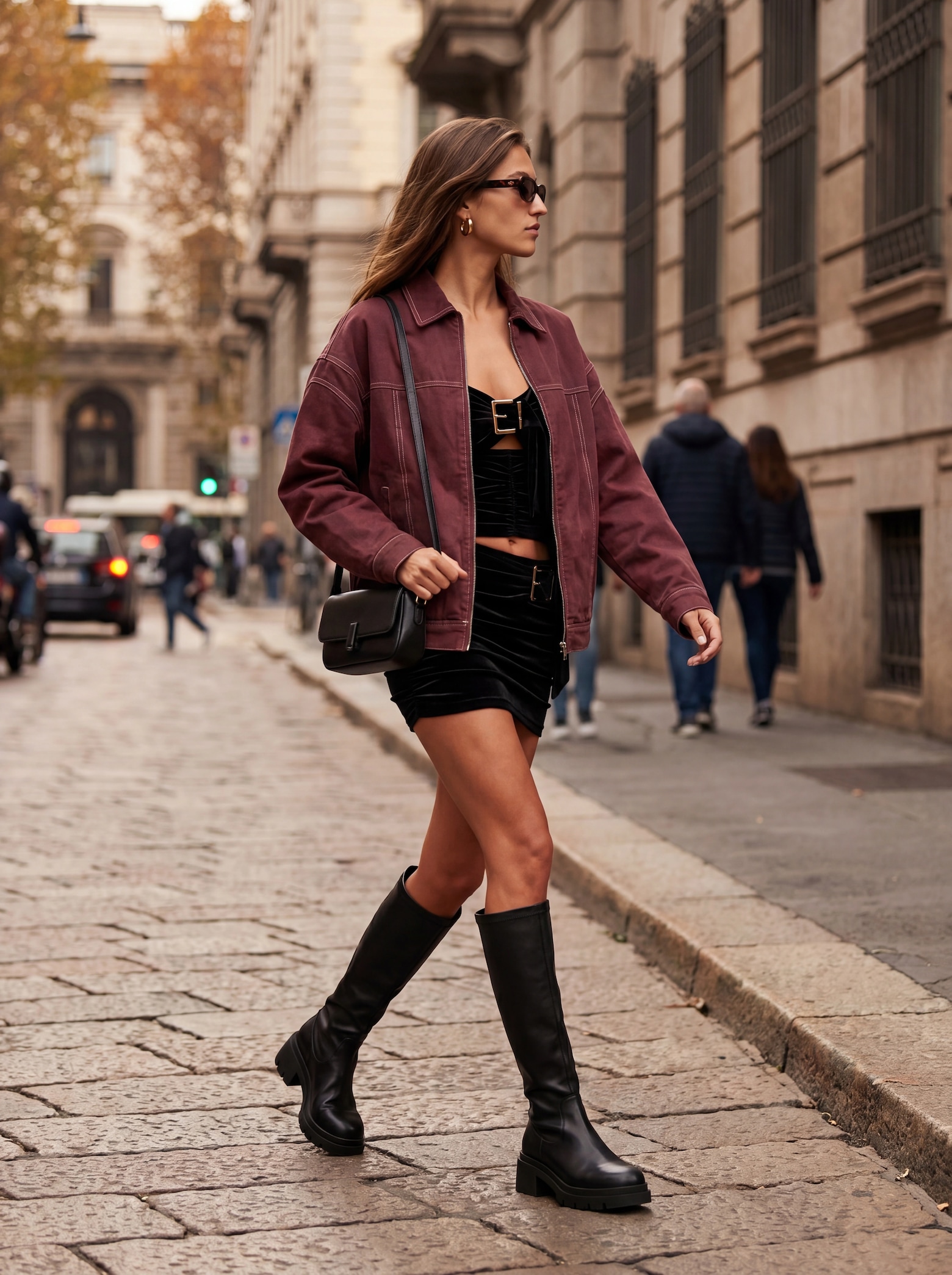 The AY Style Collective - Red Jacket Chic Look
