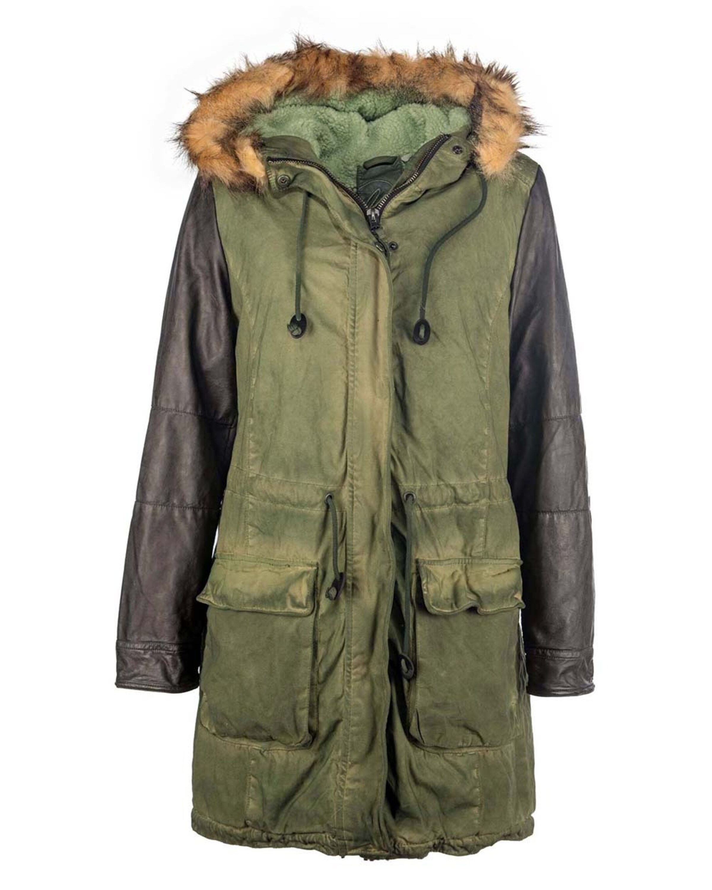 Maze - Tussenmantel ' Bracknell ' in de kleur Groen