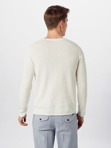 JACK & JONES Regularny krój Sweter w kolorze biały