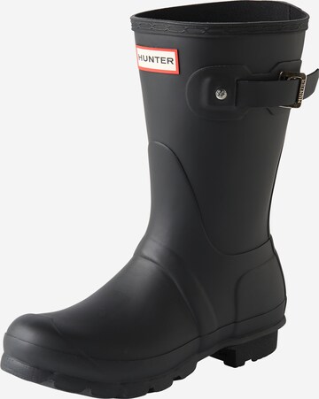 HUNTER Gummistiefel in Schwarz: predná strana