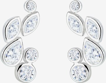 ELLI Earrings 'Blatt' in Silver: front