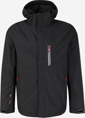 Veste outdoor 'Carleb' KILLTEC en noir : devant