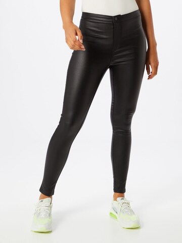 Boohoo - Skinny Calças em preto: frente