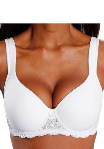 T-shirt Reggiseno di LASCANA in bianco