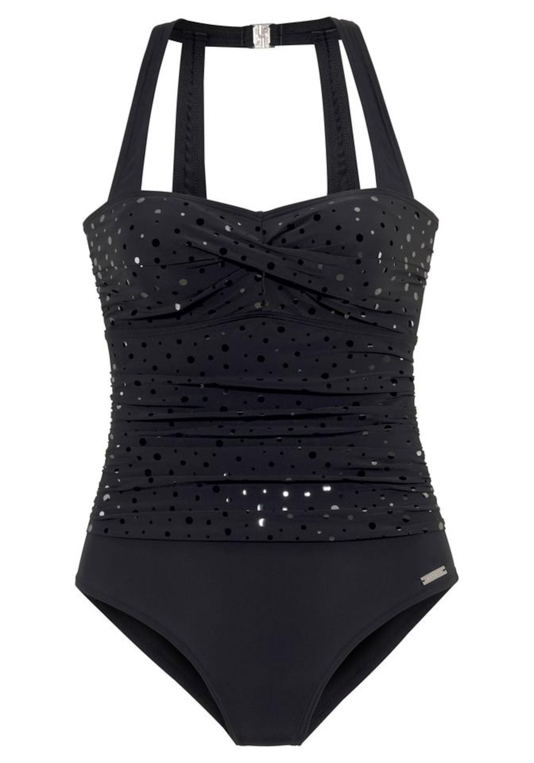 Bustier Maillot de bain LASCANA en noir : devant