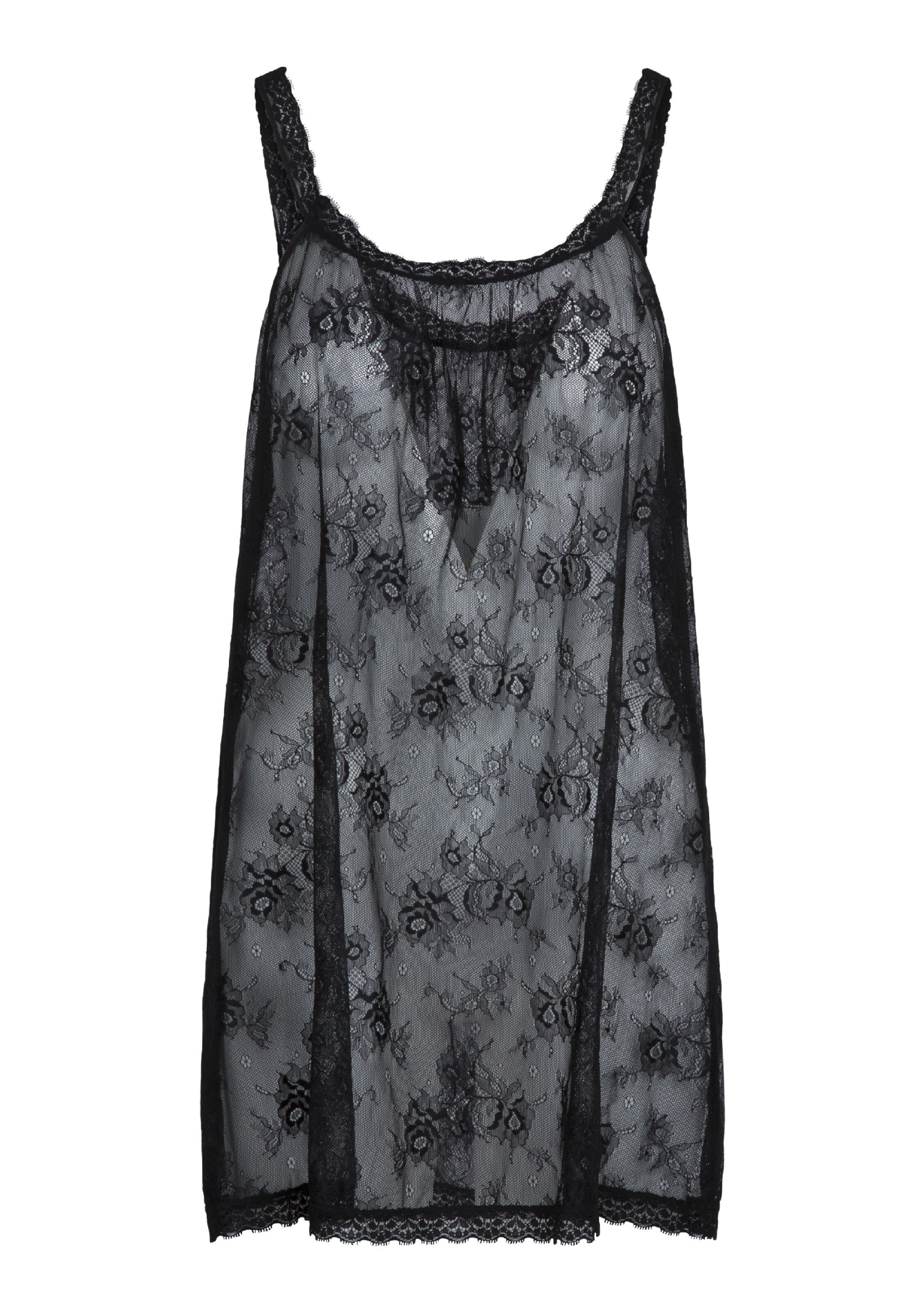 LingaDore - Negligé 'Vana' in de kleur Zwart