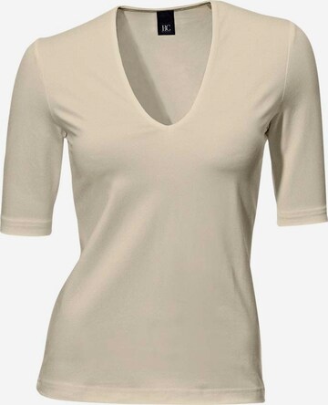 T-shirt heine en beige : devant