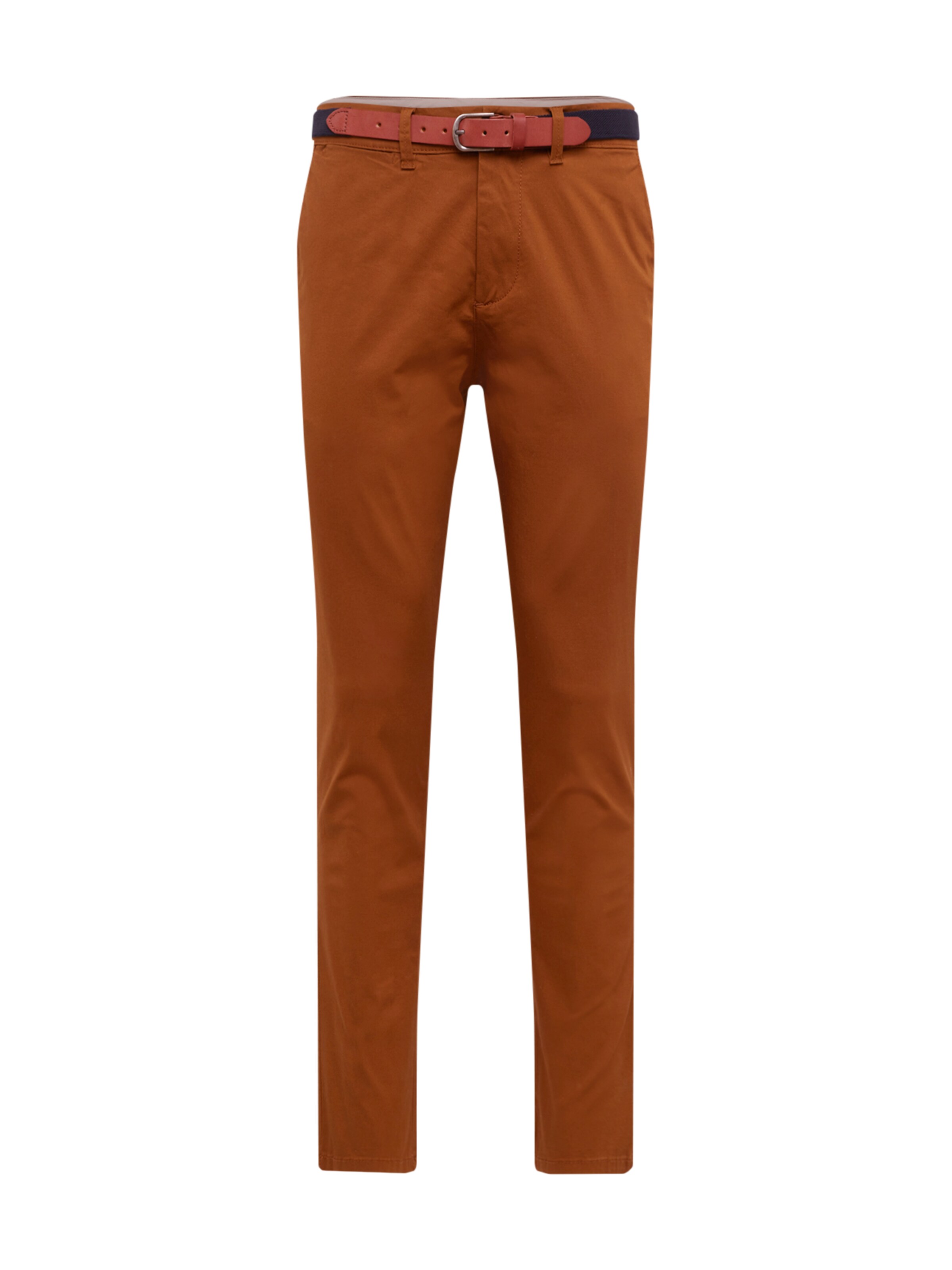 SELECTED HOMME Chino 'YARD PANTS' in de kleur Bruin