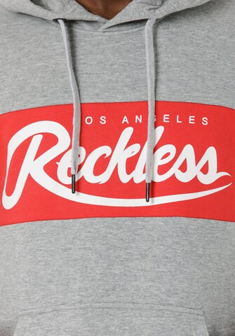 Young & Reckless Kapuzenpullover 'Opulent' in Grau