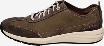 CLARKS Athletic Lace-Up Shoes in Brown: front