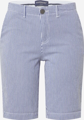 Superdry Chino Pants 'City' in Blue: front