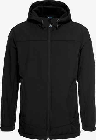 POLARINO Softshelljacke in Schwarz: predná strana