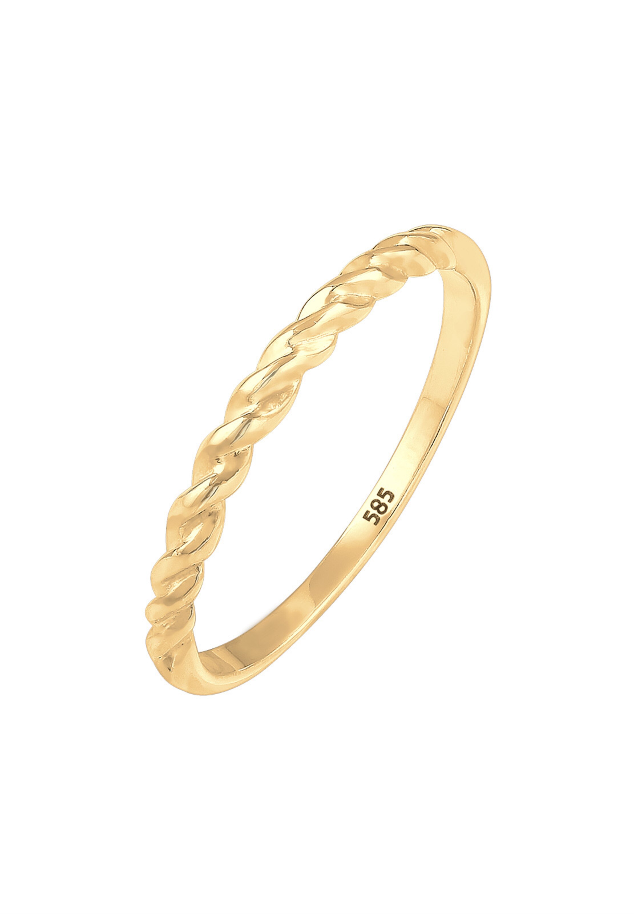 ELLI PREMIUM Ring 'Filigran' in Gold: Vorderseite