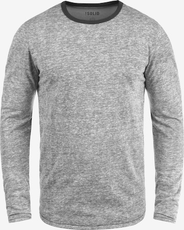 !Solid Sweater 'Telli' in Grey: front