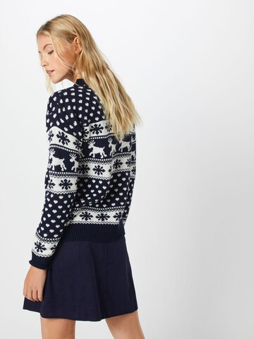 Boohoo - Pullover em azul: atrás