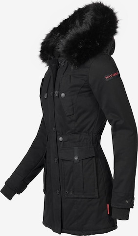 NAVAHOO Winterparka 'Luluna' in Schwarz