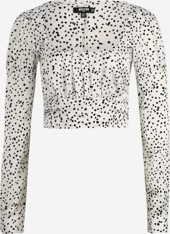 Missguided Tall Blouse in Wit: voorkant