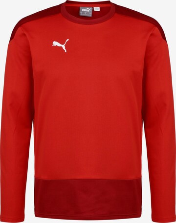 Sweat de sport PUMA en rouge : devant