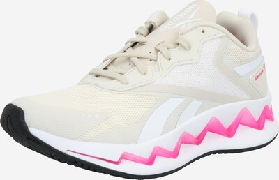 Sneaker bassa 'Zig Elusion Energy' Reebok di colore stucco / rosa / bianco, Visualizzazione prodotti