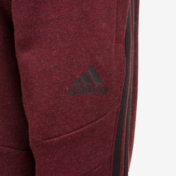 Coupe slim Pantalon de sport 'Tiro 19' ADIDAS SPORTSWEAR en rouge