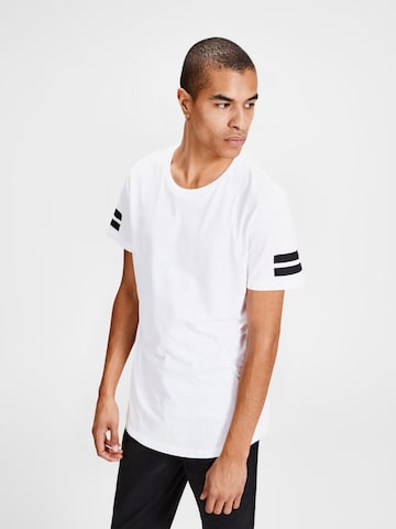 T-Shirt 'Boro' JACK & JONES en blanc : devant