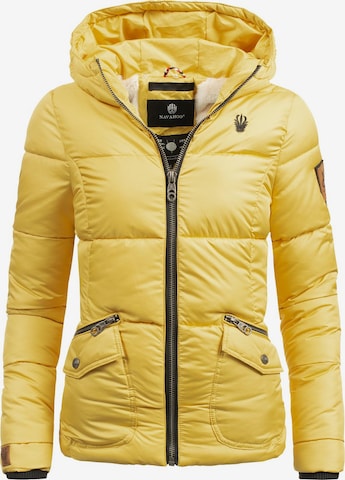 NAVAHOO Winterjacke 'Megan' in Gelb