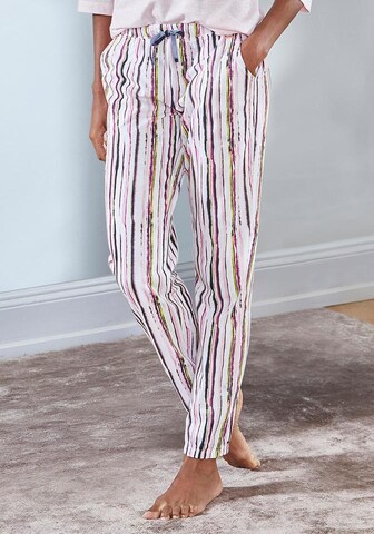 VIVANCE Pajama Pants in White: front