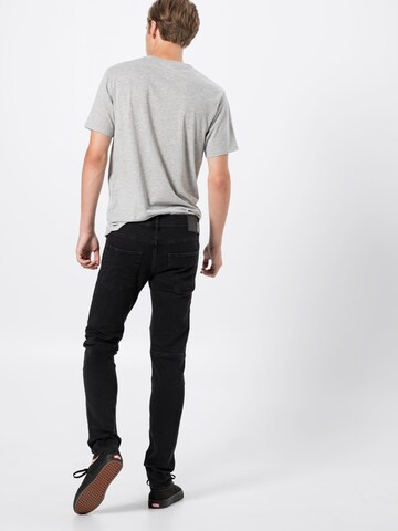 JACK & JONES Slimfit Jeans in Schwarz: zadná strana