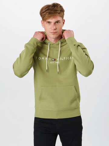 TOMMY HILFIGER Regular fit Sweatshirt in Green: front
