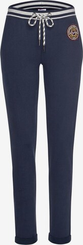 KangaROOS Slim fit Pants in Blue: front